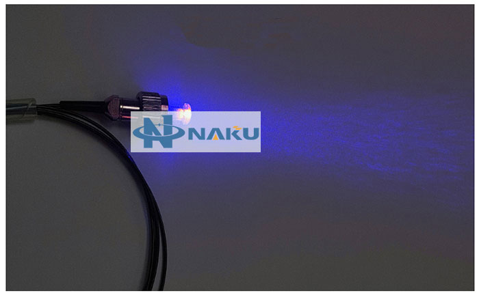 450nm pigtailed laser